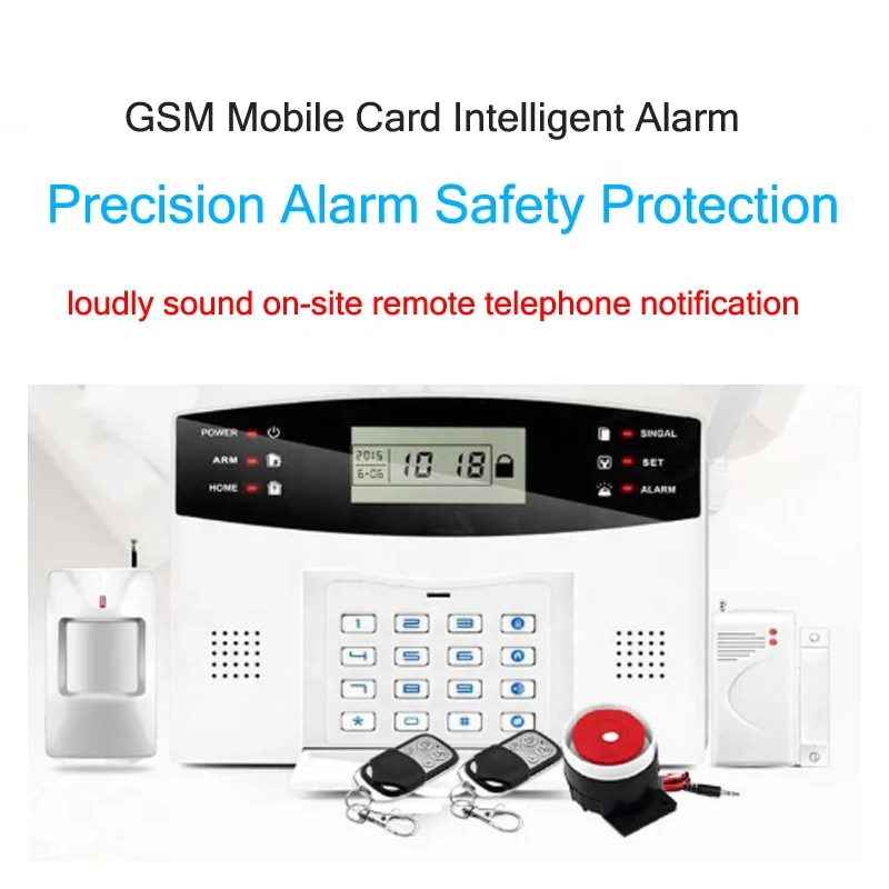 Wireless smart LCD Display gsm wifi home alarm system digital Security Burglar House GSM ALARM SYSTEM Auto Dialer