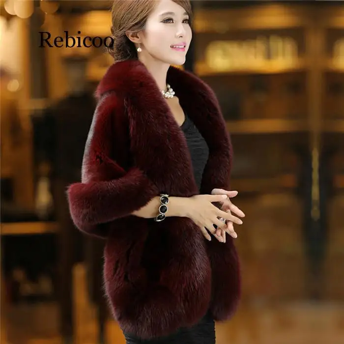 Women Bridal Shawl Fur Faux Fur Wrap Wedding Cape Shawl Fur Cape Winter fur jacket manteau femme