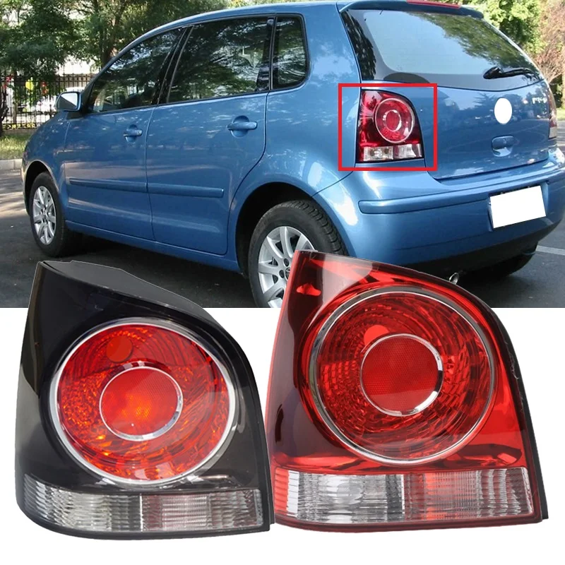 

Roavia For VW POLO 9N 9N3 GTI Hatchback 2005-2010 Car-styling Rear Bumper Left Right Tail Light Lamp Shell Housing NO Bulbs