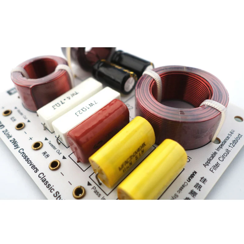 HIFIDIY LIVE 1188C 2 Way 2 speaker( Treble tweeter + bass) Unit HiFi home Speakers audio  Frequency Divider Crossover Filters