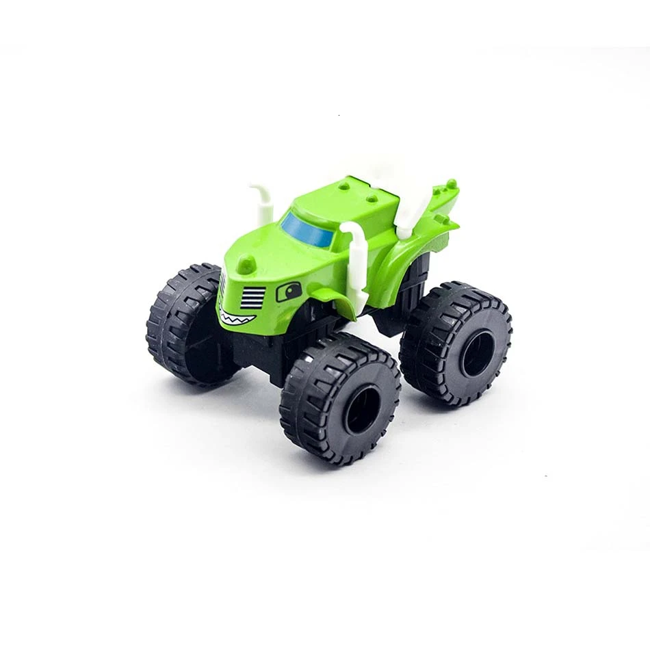 6PCS Racing Car Blaze Monster Diecast Toy Russia Miracle Crusher Truck Toys Vehicle Car Transformation Toys Best Gifts For Kids