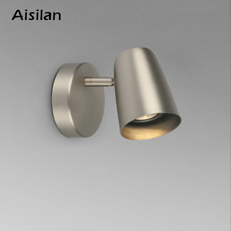 Aisilan Wall Lamp Modern Style Wall Light Adjustable 7W GU10 Blub  for Bedside Bedroom Mirror Light Corridor Wall Sconce