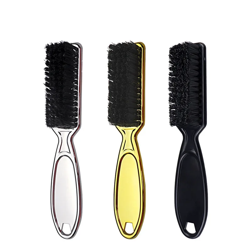 1pcs Retro oil head brush beard trimming brush neck cleaning brush scissors cleaning brush barbershop cleaning tool