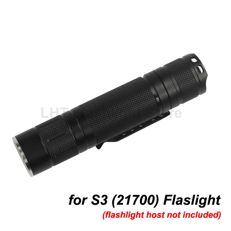 Stainless Steel 18650 Flashlight Pocket Clip 52mm (L) x 22mm (D) (1 PC)