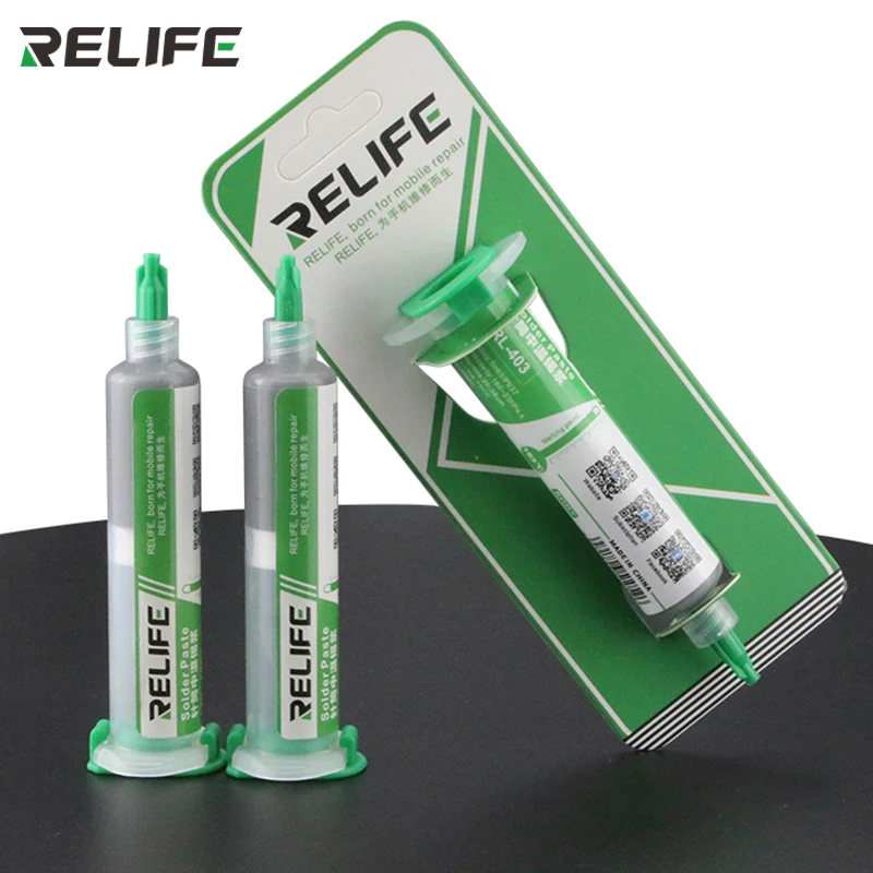 1pcs RELIFE RL-403 Solder Paste Flux No-clean Original Soldering Paste For Phone Sn63/Pb67 Repair Tool 183 degree High quality