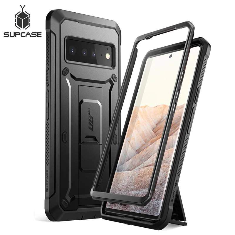 SUPCASE For Google Pixel 6 5G Case (2021) UB Pro Full-Body Rugged Holster Protective Case WITHOUT Built-in Screen Protector