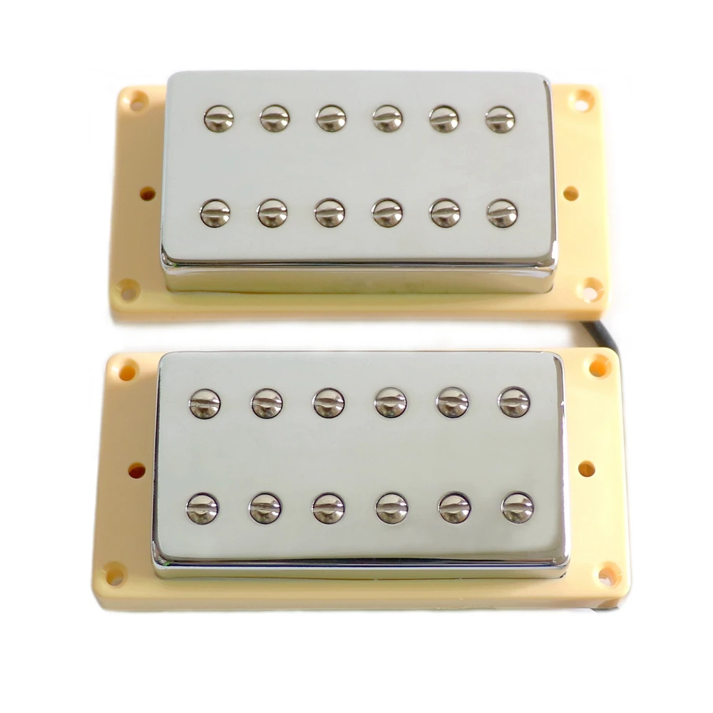 Donlis  Alnico 2 / 5 Magnet LP Guitar Pickups With 12 Pole Screws and Iovry Arched rings