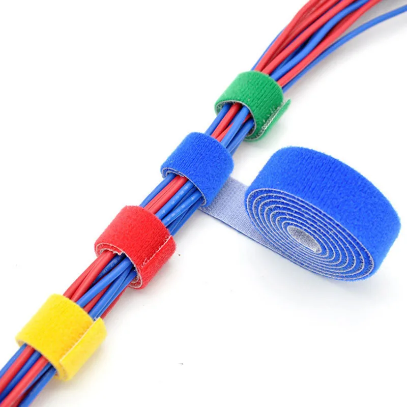 5Meter/Roll 15/20mm Color Velcros Self Adhesive Fastener Tape Reusable Strong Hooks Loops Cable Tie Magic tape DIY Accessories