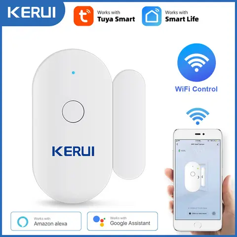 WiFi Door Window Sensor Alarm Tuya KERUI