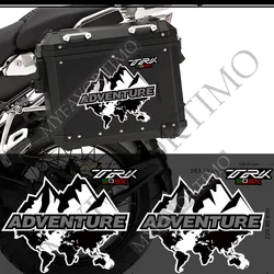 Trunk Luggage Cases Adventure Motorcycle Top Side Box Panniers Aluminium Stickers Decal For Benelli TRK502X TRK 502X 520 X
