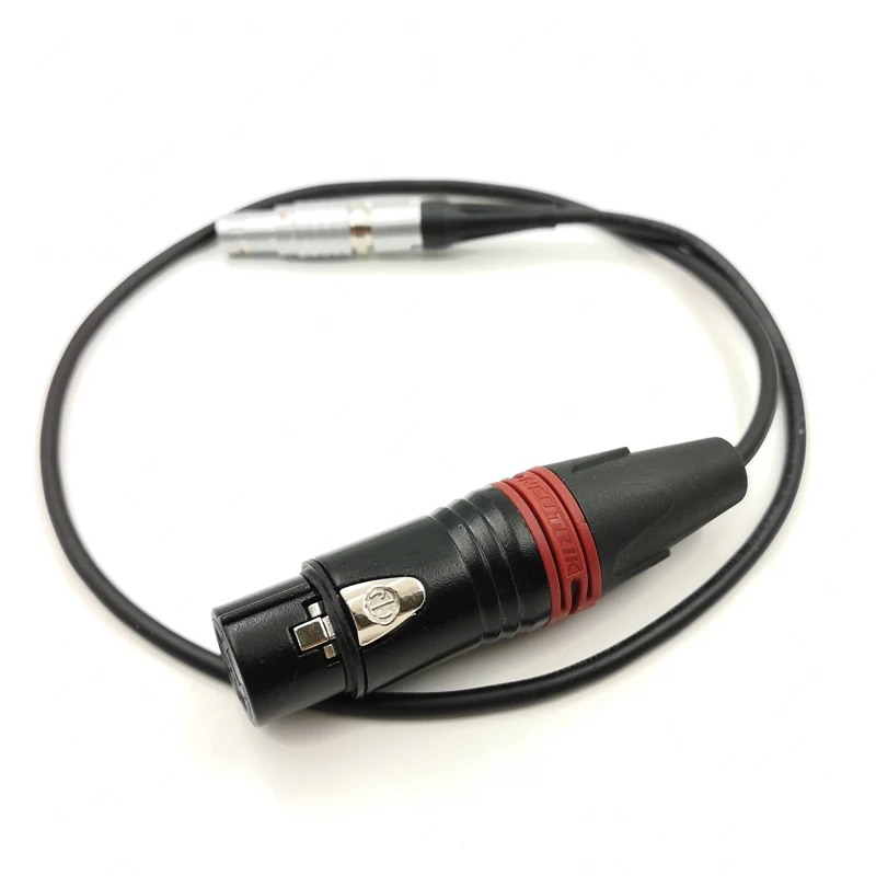 ARRI ALEXA MINI LF Audio Linie für XLR 3pin auf rechtwinklig 6Pin Stecker Audio Port – Detail 4