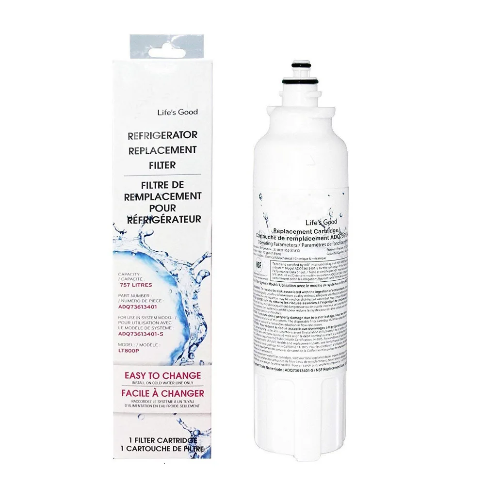 Envío Gratis, repuesto de filtro de agua para refrigerador de carbón para beber directamente en la cocina del hogar para Lt-800p 5 unids/lote