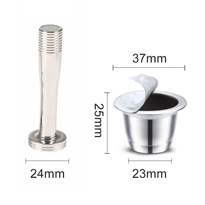 Aksesori Kopi Set Cangkir Espresso Mesin Kopi Nespresso Filter Kopi Mesh Yang Dapat Digunakan Kembali