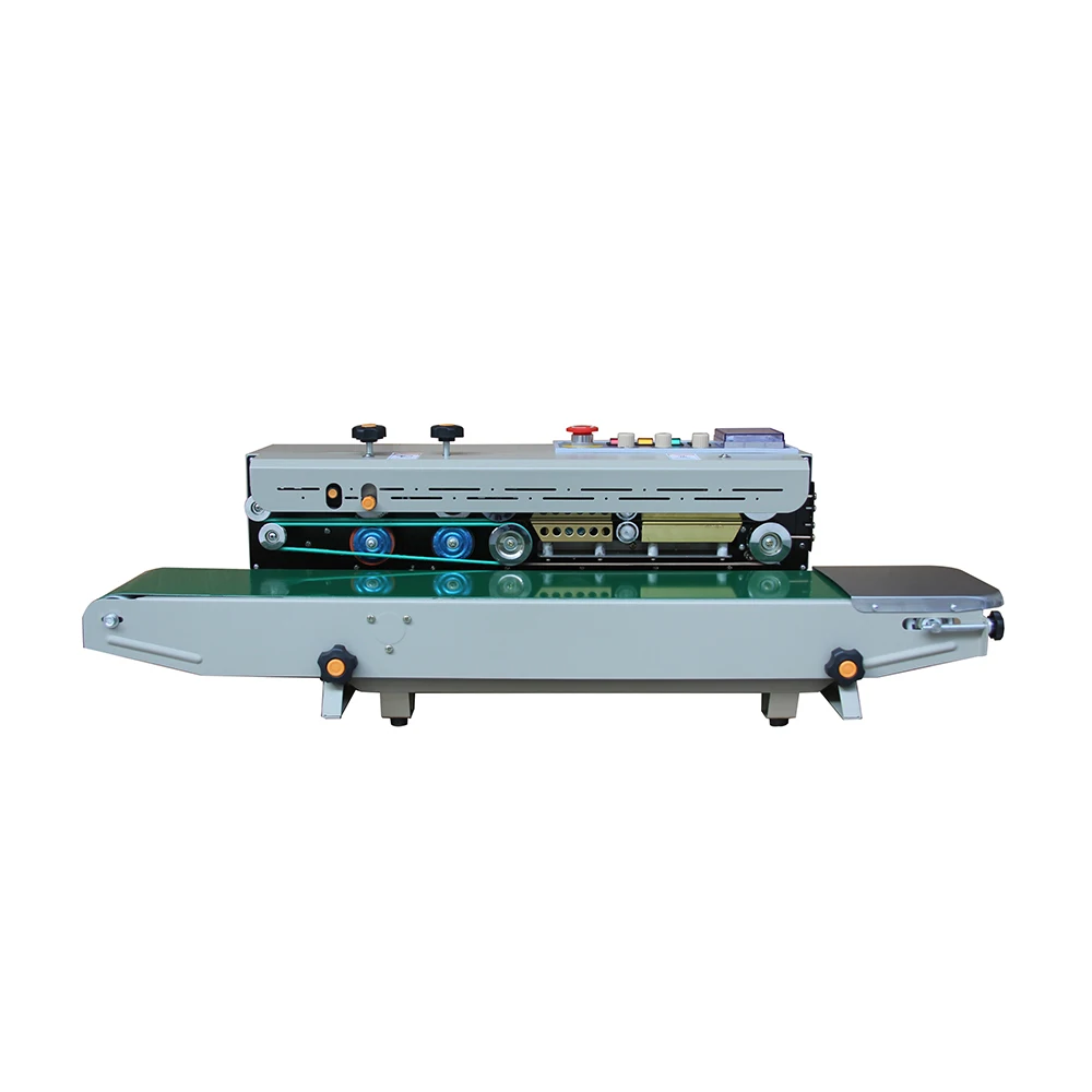 FRD-1000 Continuous film sealing machine Food Plastic Bag Printing Colored Automatic Ink Wheel Sealing Machine Commerci