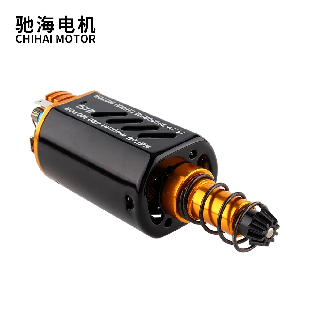 chihai motor CHF-480WA-8514T CNC M150 N35 Nd-Fe-B high speed AEG Motor Long Axis for M4A1-J9 ACR-J10 blaster gel toy  14TPA