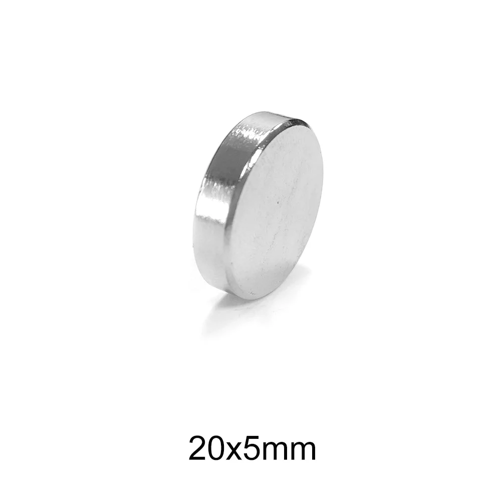 20x5 mm Round Rare Earth Neodymium Magnet N35 Disc Search Magnet  20x5mm  Permanent Magnet 20*5 mm