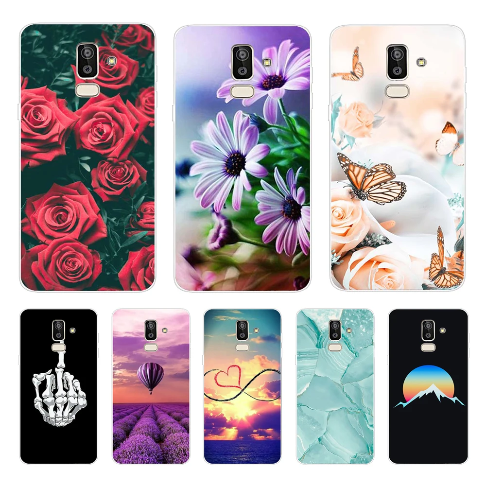 For Samsung Galaxy J8 2018 Case j810 j810f sm-j810f Silicone Funda Back Cover Soft TPU Case For Samsung Galaxy J8 2018 J 8 Cover