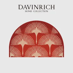 DAVINRICH Oriental Rhythm Decorative Door Mat Crane Print Modern Minimalist Style Bedroom Living Room Floor Carpet Rug Non Slip