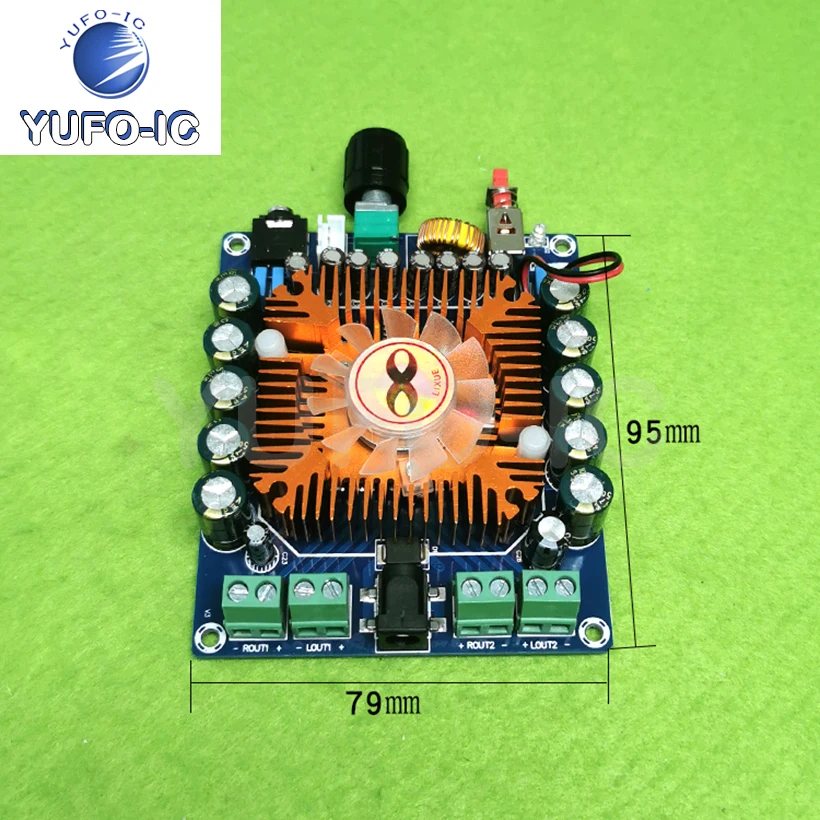 Free Ship 1pcs XH-M521 HiFi Amplifier Board Automobile Four-Channel TDA7850 Pretty Sound Edition 50W * 4 Power