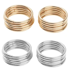 10pcs Metal Round Rings 35mm Closed Hoop Loop Iron Ring Iron Macrame Hoop Macrame Creations Dream Catcher DIY Metal Hoops