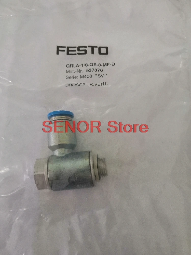 Original brand new one-way throttle valve GRLA-1/8-QS-8-MF-D {537076}