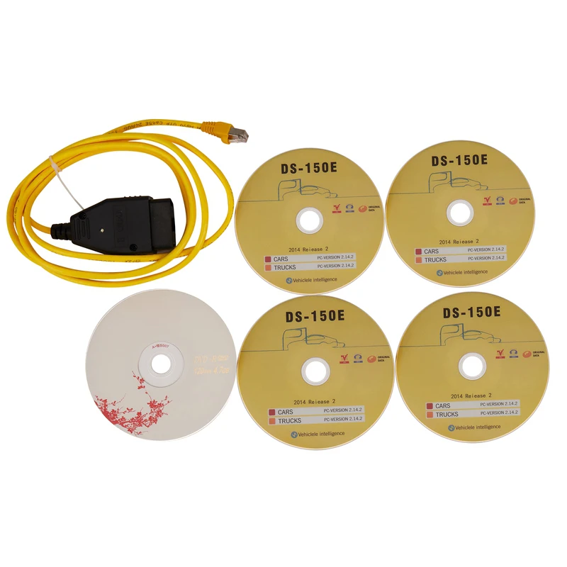 

for E-SYS Icom For Bmw Enet Ethernet To Obd Interface Cable Coding F-Series Diagnostic Cable