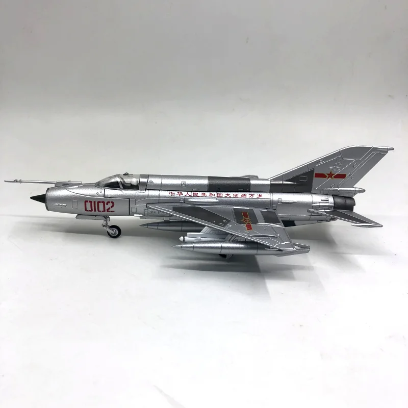 JASON TUTU 1/72 Scale Alloy Model Diecast Chinese Air Force J-7  Aircraft Model MiG 21 fighter DropShippg