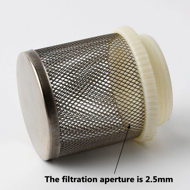 1/2 3/4 1 1.2 1.5 2 To 4 Threaded 304 Stainless Steel Garden Micro Net Filter Irrigation Water Pump Protect Hose Mesh Filters