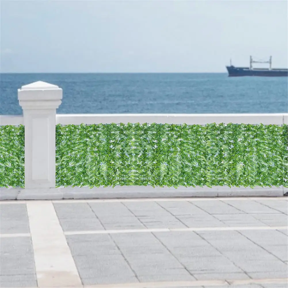 Artificial Ivy Fence Mesh Artificial Balcony Fence Garden Rattan Fence Balcony Privacy Screen Artificial Ivy Rolls