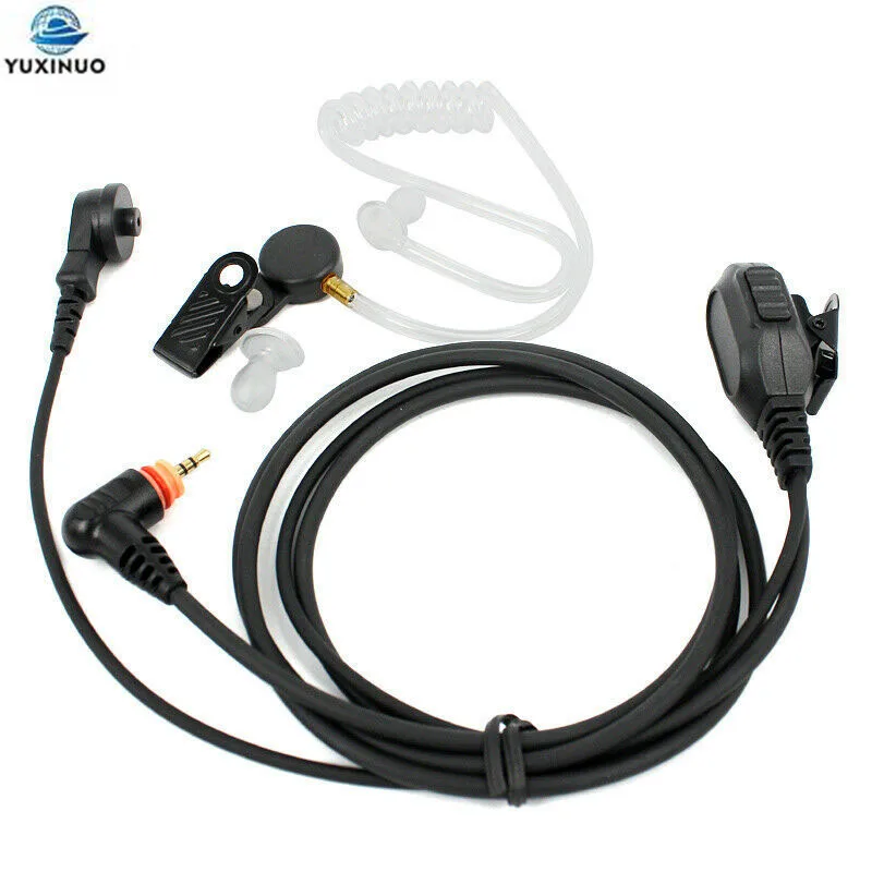 Air Acoustic Tube Earpiece Headset PTT Mic Microphone for Motorola SL1M SL1K SL1600 SL300 SL400 SL7500 SL7550 Walkie Talkie