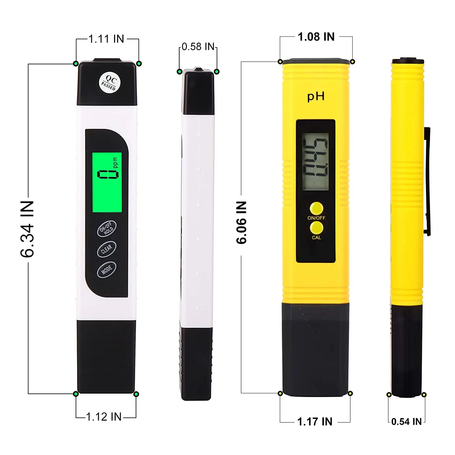 Medidor 0-14 do ph da elevada precisão tds do medidor 9990 ppm da qualidade da água tester ec temp para aquários da água potável das piscinas, etc