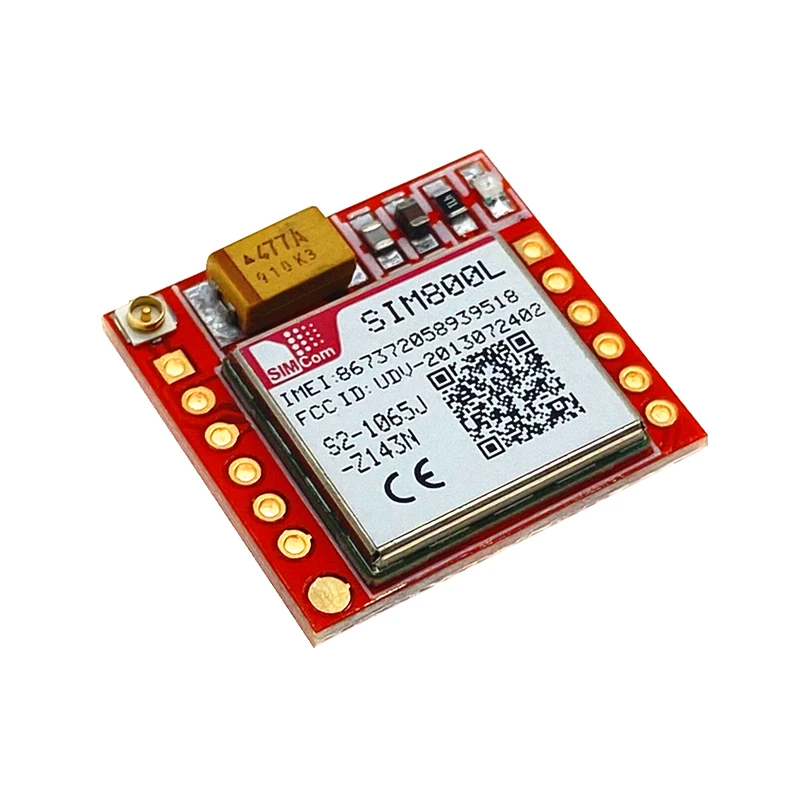 Smallest SIM800L GPRS GSM Module MicroSIM Card Core BOard Quad-band TTL Serial Port