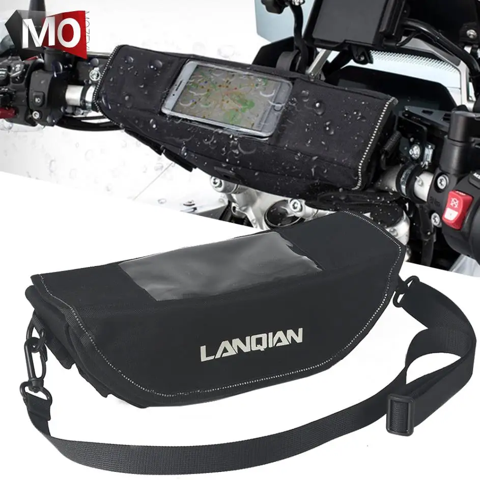 Motorcycle Handlebar Bag Waterproof Bag Travel GPS Bag storage bag For SUZIKI RMX250 R/S RMX450Z DRZ400 S/SM DR250R DJEBEL250XC