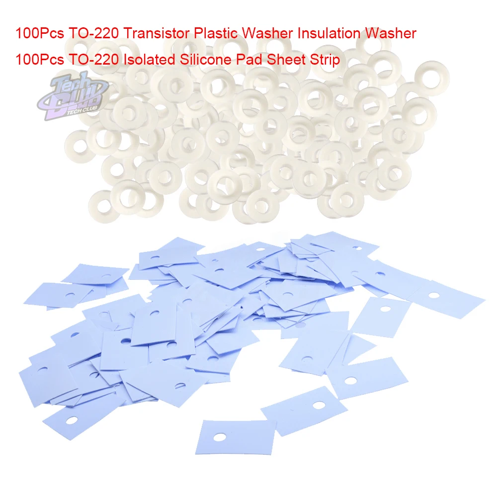 100PCS TO220 TO-220 Insulation Particles Insulating Pads Silicone Heat Sink Insulation Film for LM78XX/LM317/TDAXX