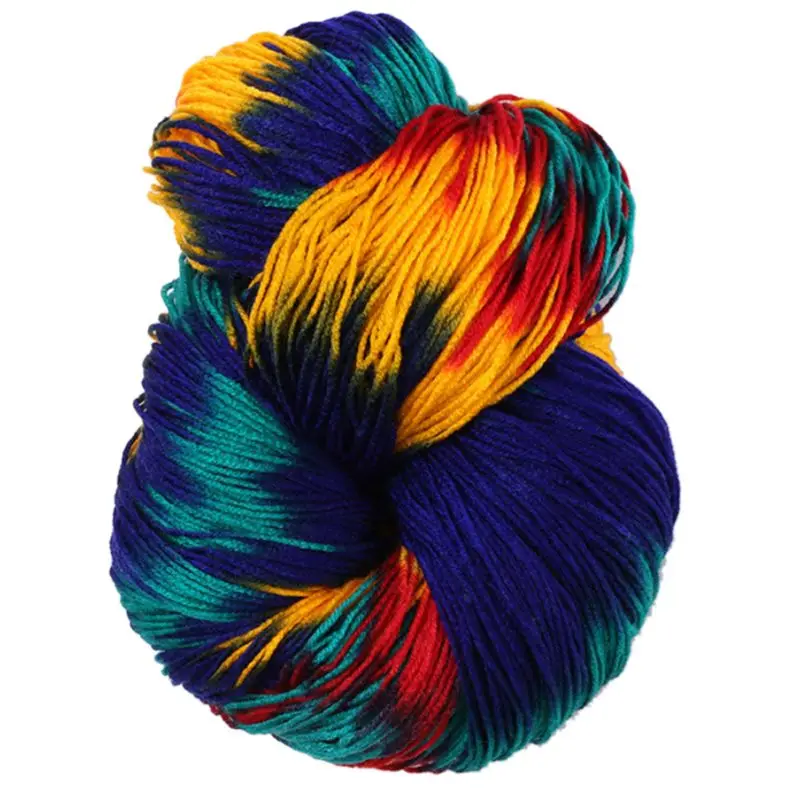 2024 New 50g/Ball Mixed Colorful Knitting Yarn Acrylic Dyed Hand-Knitted Crochet Thread