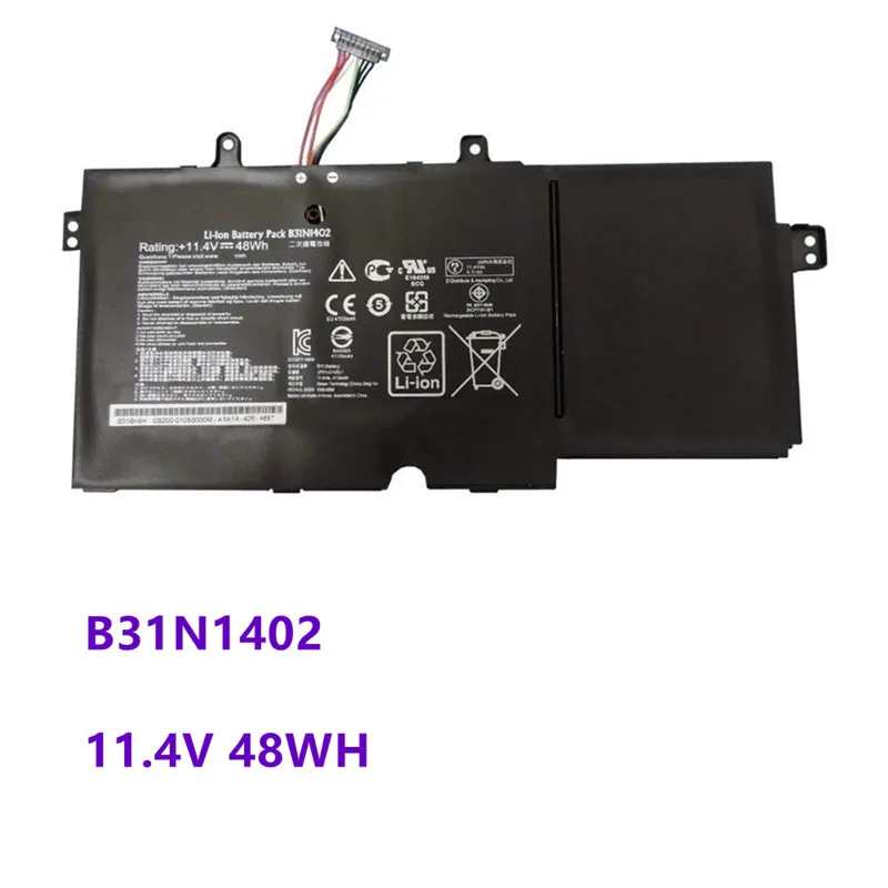 

Laotop Battery B31N1402 For ASUS N591LB Q551LN Q551 Notebook Tablet Battery B31N1402 11.4V 48WH