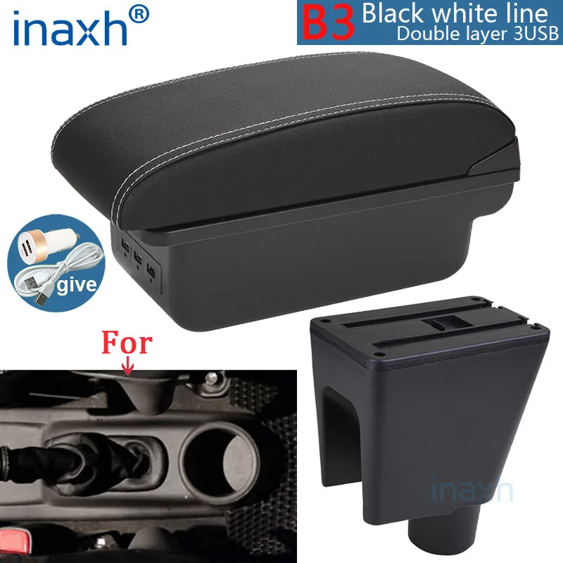 Voor Chevrolet Spark Armsteun Doos Voor Chevrolet Spark 3 III Aveo T200 Auto Armsteun Opbergdoos Auto Accessoires Interieur Details