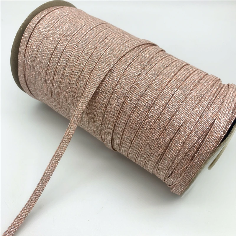 Metallic Color Elastic Ribbon for Sewing Accessories