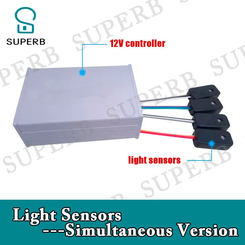 Superb escape room prop light sensors shooting all the sensor at the same time to unlocks Superb escape room  room puzzle