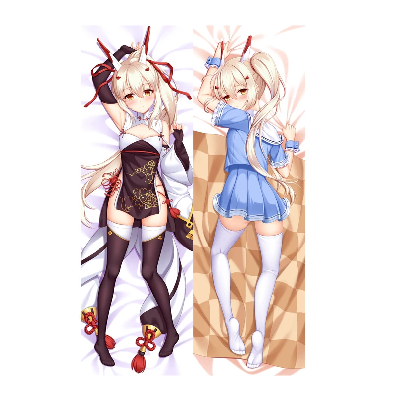 

Game Azur Lane IJN Ayanami Dakimakura Hugging Body Pillow Case Peach Skin Otaku Full Body Pillow Cover Bedding Gift