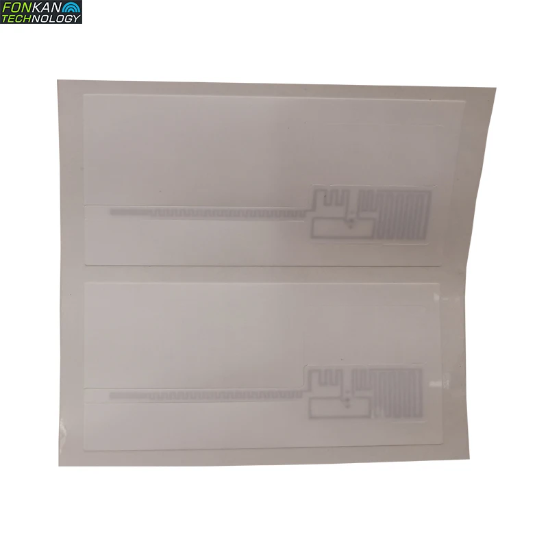 Imagem -03 - Uhf Rfid Mr6 Lable Etiqueta para Joias 50 Peças 68x26 mm Epc C1g2 Rótulo de Papel Branco para Gerenciamento de Jóias