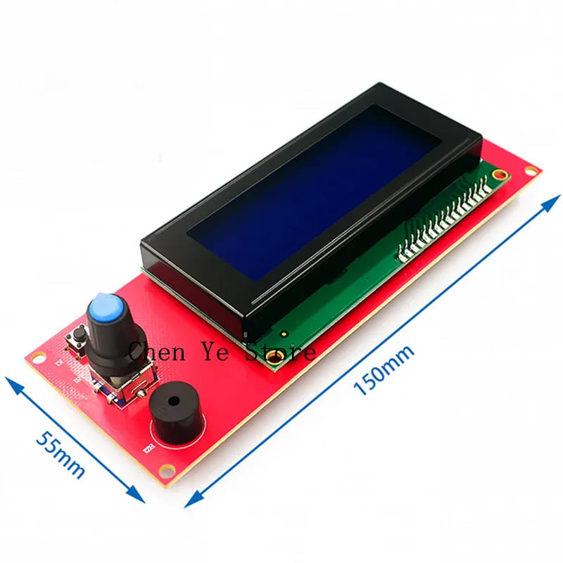 Free shipping2PCS Printer Parts LCD Display 3D Printer Smart Controller reprap smart controller Reprap Ramps 1.4 2004LCD Control