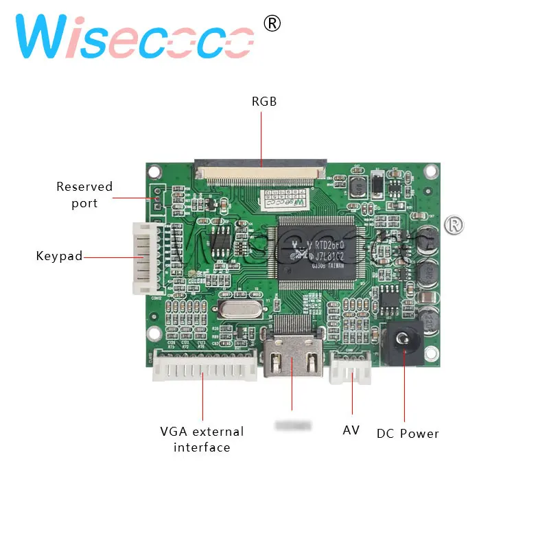 3.5 inch 640*480 LCD Screen Display Controller Board JT035IPS02-V0 Diy Project