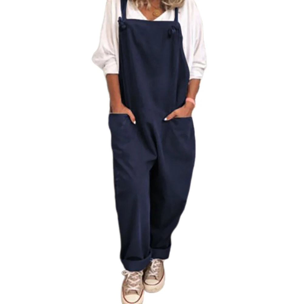 Womens Overalls Loose Dungarees Ladies Cami Romper Baggy Playsuit Jumpsuit Jenner Nicki Minaj Women Jumpsuit