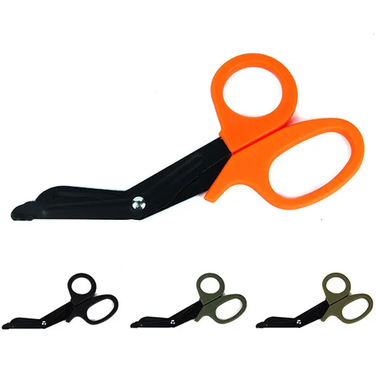 Tactical Military EDC Medical Scissors EMT Trauma Shears First Aid &Paramedic Bandage Emergency Multi Functional Shears