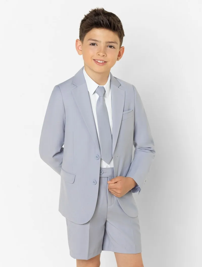 Musim Semi Fashion Pakaian Formal Makan Malam Tuksedo Anak Kecil Pengiring Pria Anak untuk Prom Pesta Pernikahan Setelan Formal Wear 2 buah