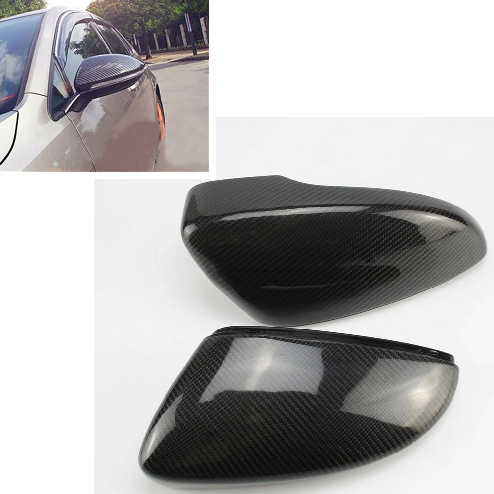 

Carbon Fiber Mirror Cover For Volkswagen VW Passat CC B7 2007-2015 Car Side Rear View Case Reverse Cap Shell Replacement Clip On