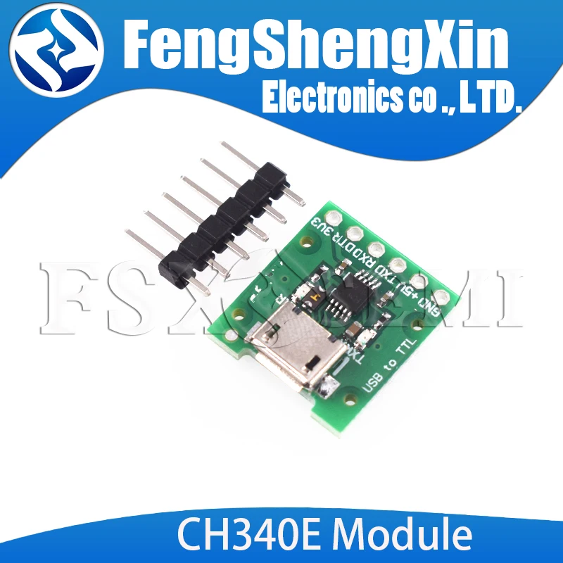 New CH340E CH340C CH9340C MSOP10 USB to TTL Module Pro mini downloader