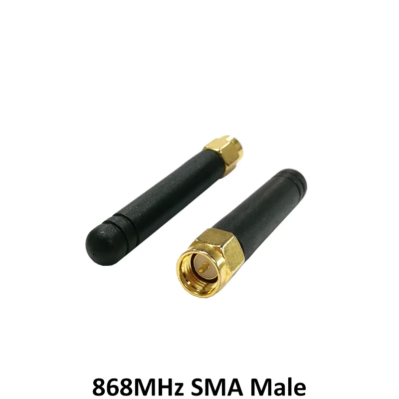 GWS 10pcs 868mhz antenna 3dbi sma male 915mhz lora antene pbx iot module lorawan signal receiver antena