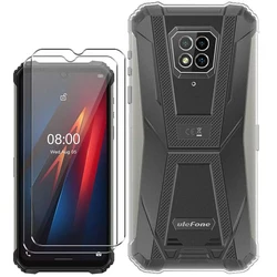 3-in-1 Glass+Silicone Cover For Ulefone Armor 8 Pro Case For Ulefone Armor 8 Tempered Glass Screen Protector For Ulefone Armor 8